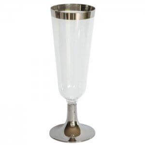 Plastik-Champagneglas-luksus-sølvkant-15-cl