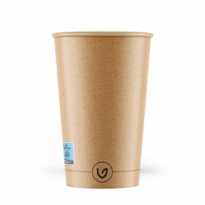 30 cl kaffebæger fra Verive i brun, uden plastik