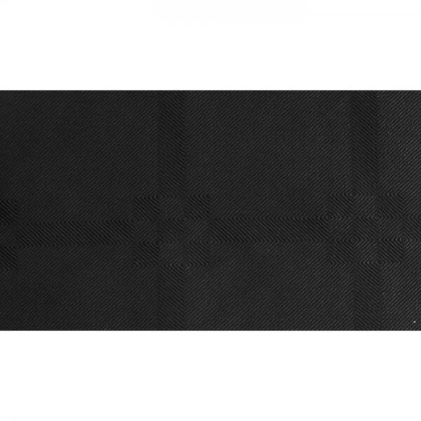 Dug - Rulledug - sort - 5000 x 118 cm - genbrugspapir - damask mønster