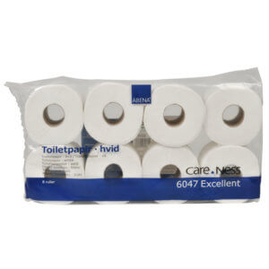 Toiletpapir - 3-lags - hvid - 100% nyfiber - Excellent