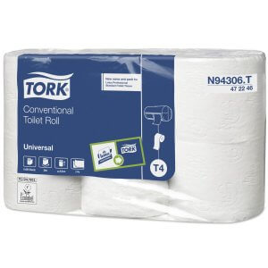 Toiletpapir - Tork Universal - 2-lags - genbrugspapir