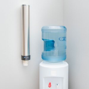 Dispenser til drikkebæger - Ø 56 - 81 mm - ved vandautomat