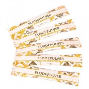 Portionsbrev med 2 gram flødepulver