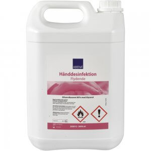 Hånddesinfektion - 5 liter - 85% ethanol - flydende