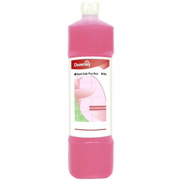 Kalkfjerner - Diversey Taski Sani Calc Pur-Eco W3b - 7515243 - med farve og parfume - 1 liter