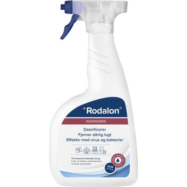 Rodalon Desinficerer - 750 ml - spray flaske - fjerner skimmelsvamp, bakterier og dårlig lugt