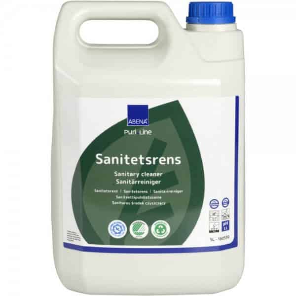 Sanitetsrengøring - Abena Puri-Line - alkalisk/affedtende - uden farve og parfume - 5 liter