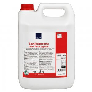 Sanitetsrengøring - Abena Puri-Line - sur/kalkhæmmende - uden farve og parfume - 5 liter