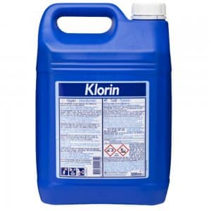 Klorrengøring - Klorin Original - uden farve og parfume - 5 liter