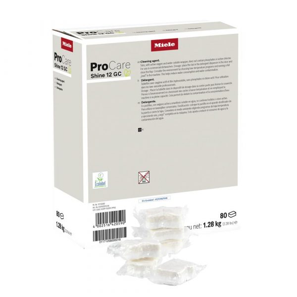 Miele ProCare Shine 12 GC pakke med opvasketabs