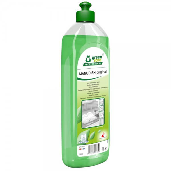 Opvaskemiddel - Green Care Professional Manudish Original - med farve og parfume - 1 liter