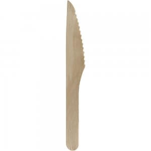 Kniv som er lavet af birketræ på 16cm